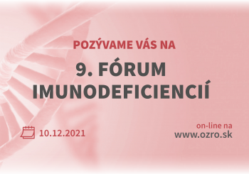 Fórum imunodeficiencií 2021